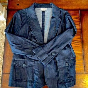 Loft size 10 denim color blazer